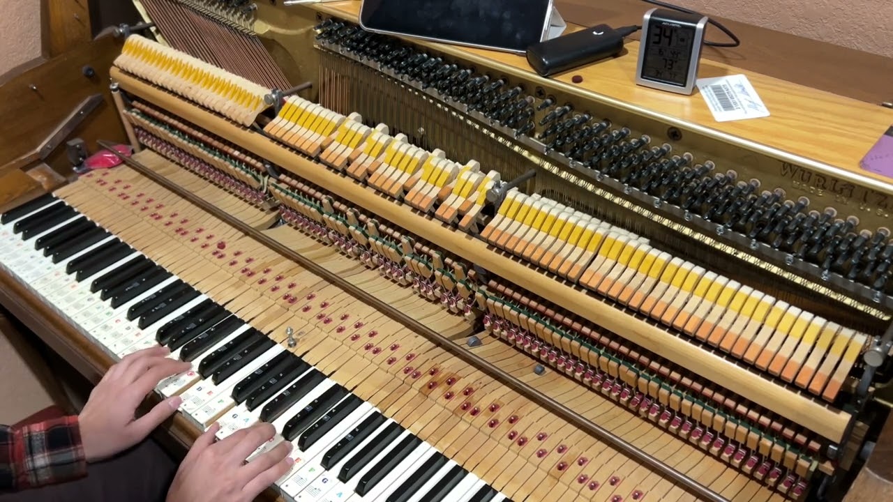 Mr. Piano Tekh: Wurlitzer piano tuning before and after 
