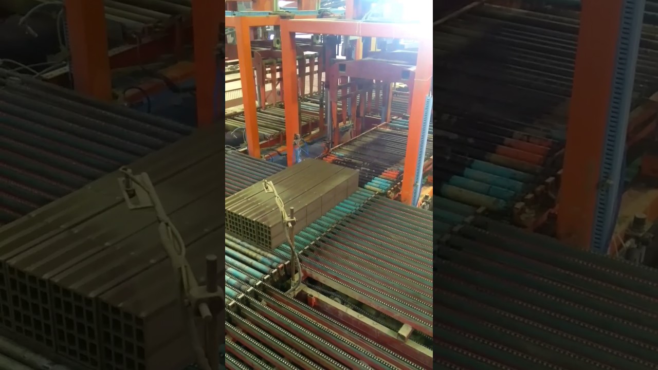 Tuğla Kurutma ve otomasyon sistemi. Brick factory,  مصنع للطوب,  baksteenfabriek ESVİNÇ