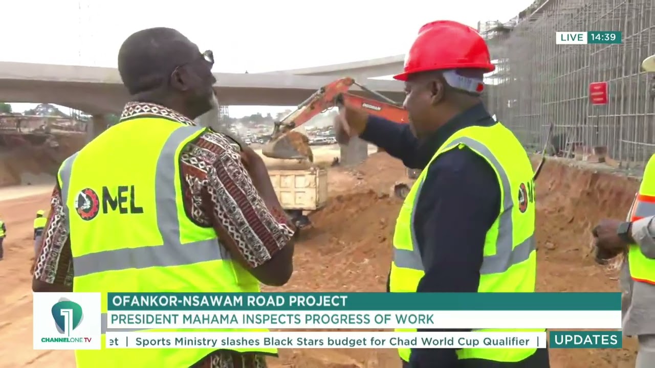 Prez Mahama Inspects Ofankor–Nsawam Road Works | Calls for Faster Progress & Durable Quality
