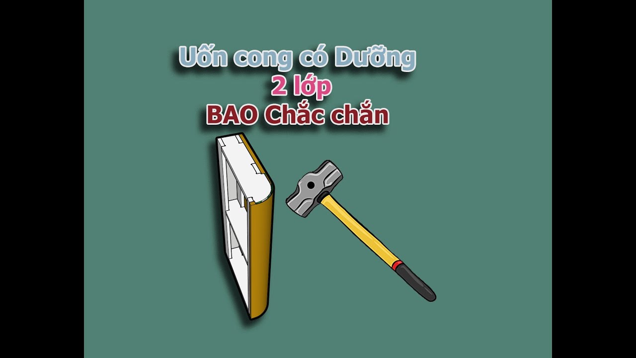 Uống Cong 2 Lớp C&oacute; Dưỡng | Cực k&igrave; Chắc chắn dễ uốn