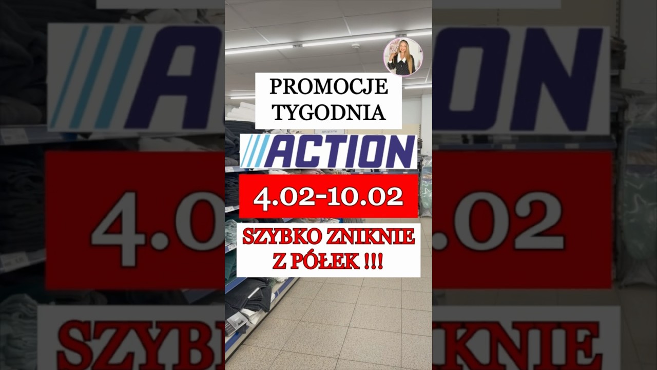 ✅ PROMOCJE 4.02-10.02‼️ #action #actioncowartokupić #actionhaul  #przeglądp&oacute;łek #zakupy #hit