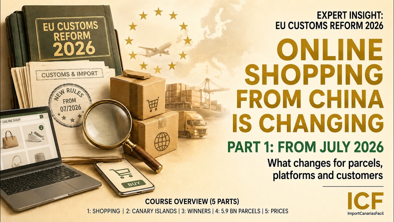Video #17: EU customs reform 2026: Online shopping from China in the EU will change