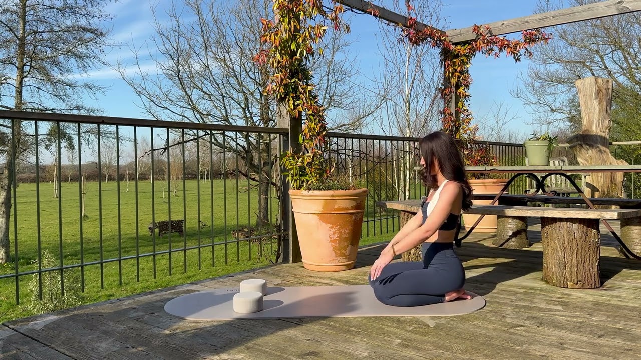 Cycle Syncing Series – Menstrual Phase | Gentle Pilates for Self-Love - 5 Mins