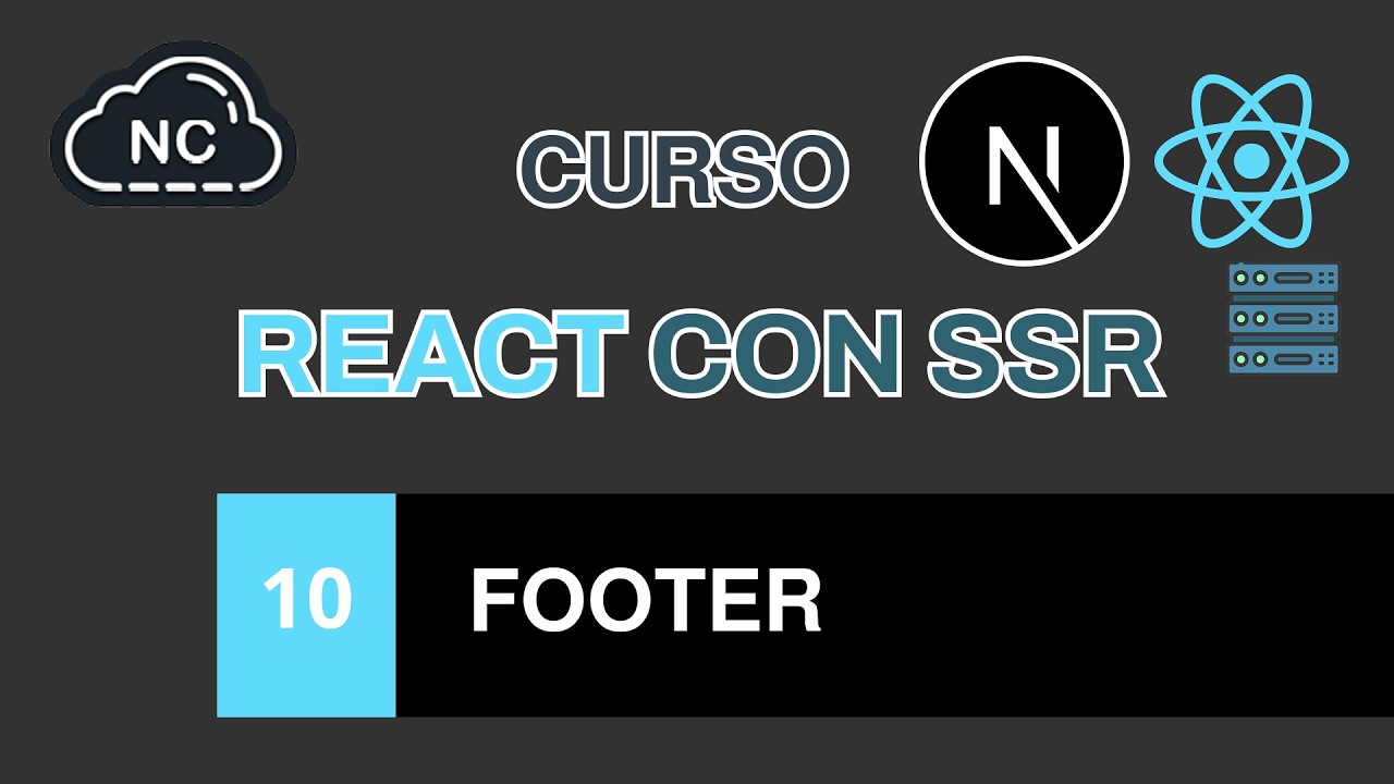 CURSO DE REACT CON SSR: CREACIÓN DEL FOOTER - 10