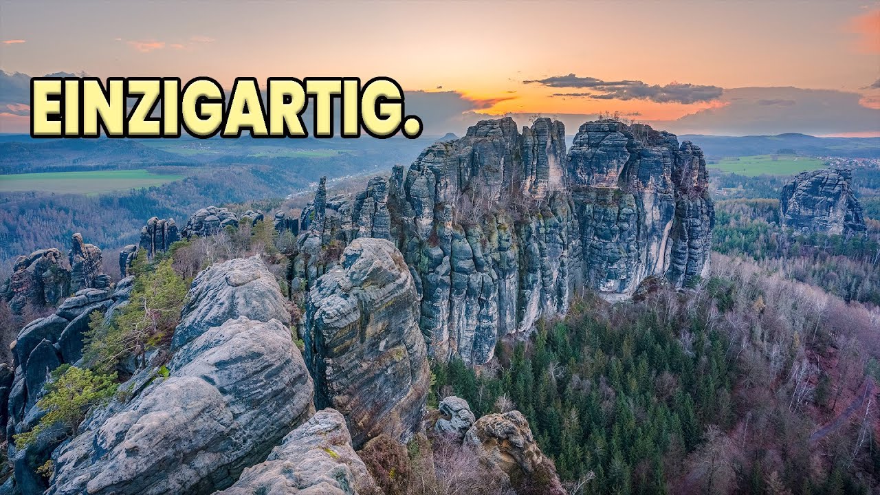 Die Schrammsteine in der Sächsischen Schweiz