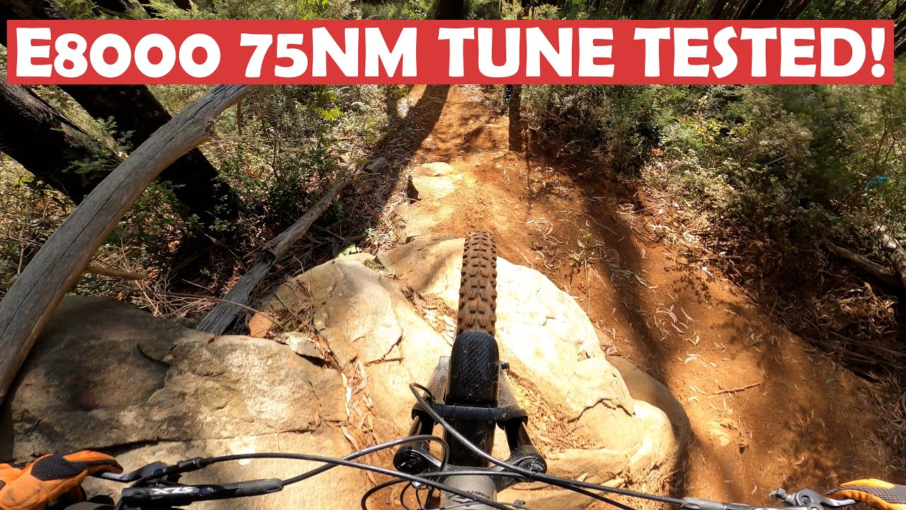 eBike Motor Test - Shimano E8000 Power Boosted To 75NM - Standard Bike Vs Tuned Bike - Merida e160