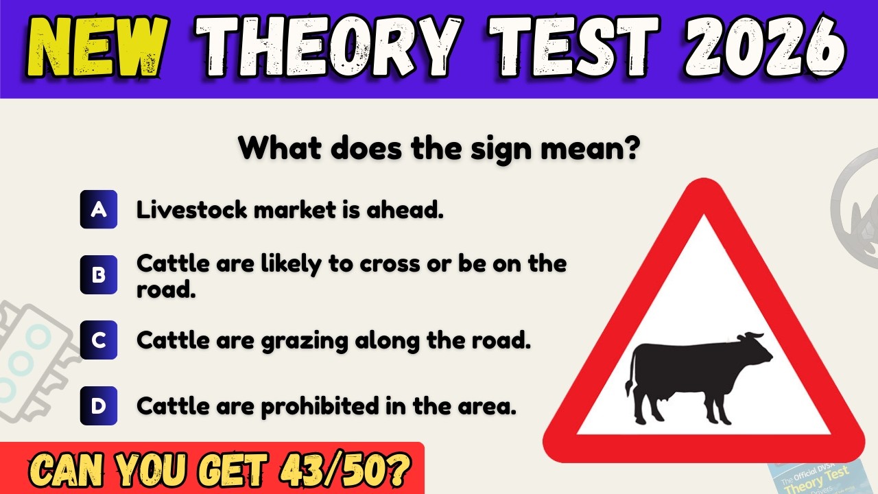 Theory Test 2026 UK | Full UK Driving Theory Test (Hard Quiz) | Pass First Time
