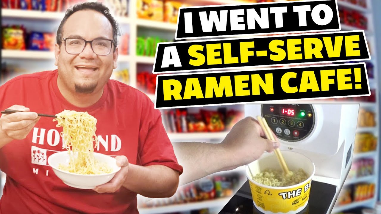 I Found a Self-Serve Instant Ramen Shop… in AMERICA?!?!?!...