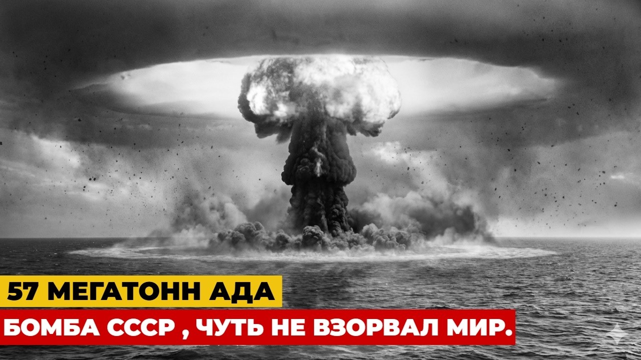 ВСПЫШКА, КОТОРУЮ ВИДЕЛИ В КОСМОСЕ: 57 мегатонн чистого советского ада.