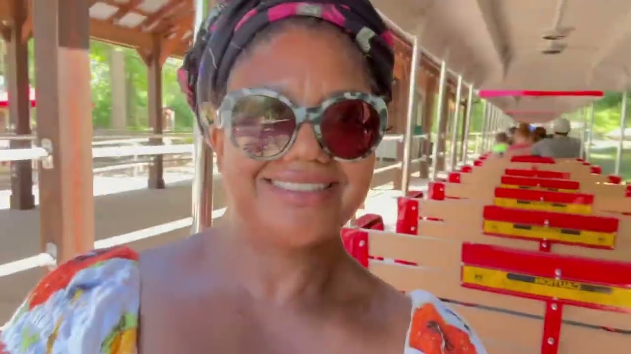 Riding the New Cannon Ball Train at the Kansas City Zoo & Aquarium