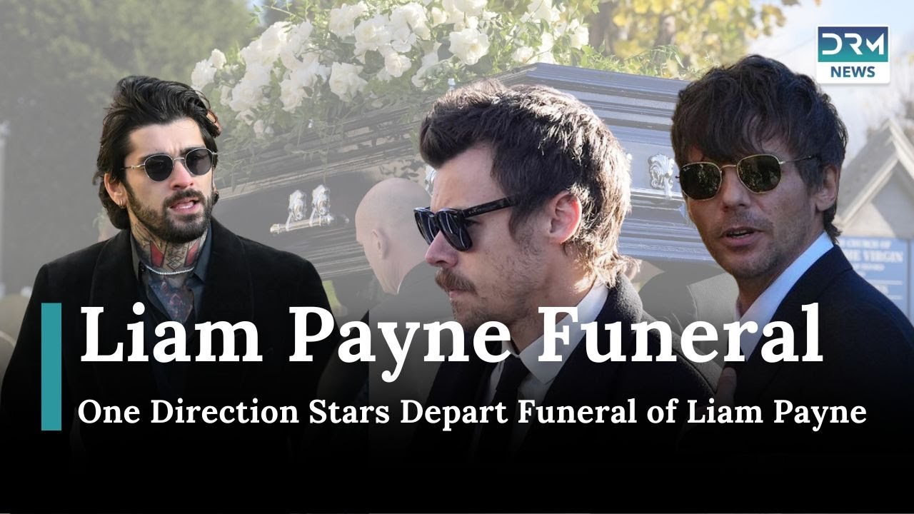 One Direction Stars Depart Funeral of Bandmate Liam Payne | News Today | DRM News | AA14