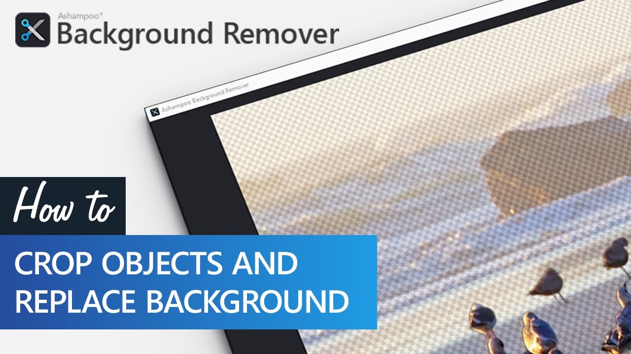 Ashampoo Background Remover - Crop objects and swap backgrounds quickly and easily