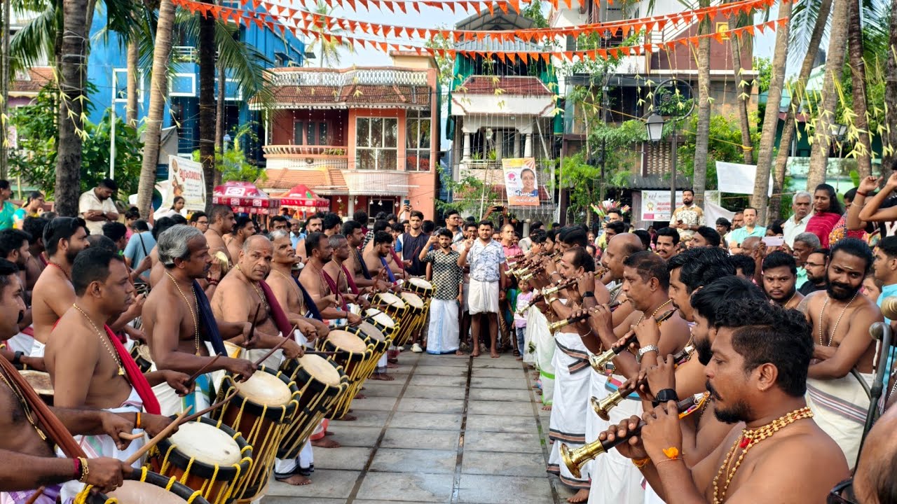 പാണ്ടിമേളം | കൊച്ചിൻ തിരുമല ദേവസ്വം | രഥോത്സവം 2025