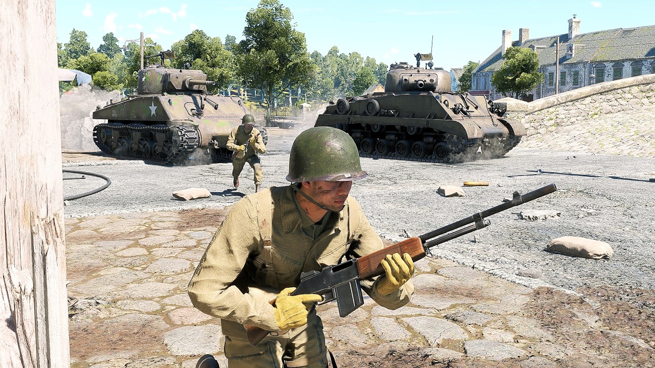 US Army - Omer - Invasion of Normandy - BR4 | Enlisted Gameplay