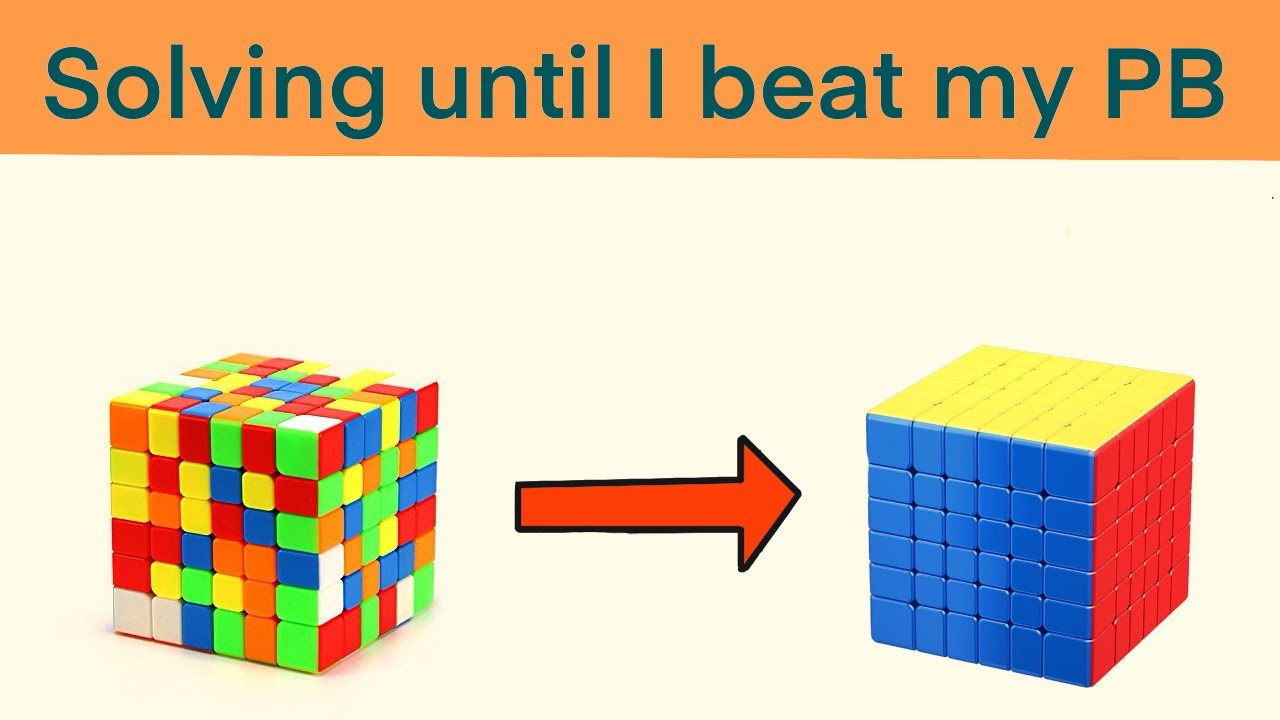 6x6 Speed Cube Challenge - New Fastest Time