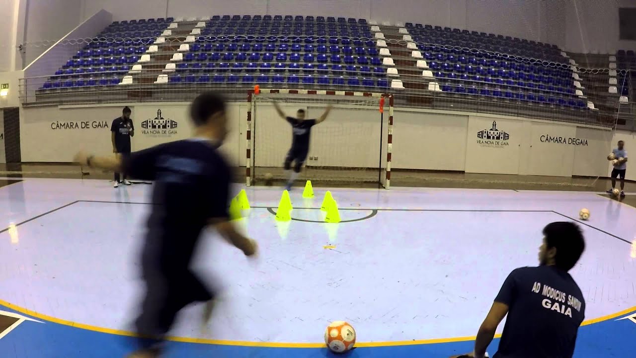 Treino de Guarda-Redes Futsal Modicus 15/16 Filipe Monteiro, Futsal Goalkeeper Training