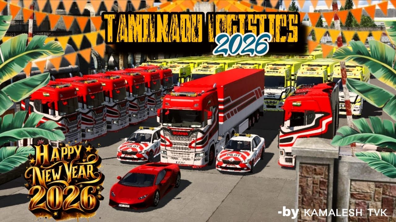 TIMEPASSGAMER_YT🧔🚛🚛 EURO TRUCK SIMULATOR2 LIVE 💕happy new year to all 