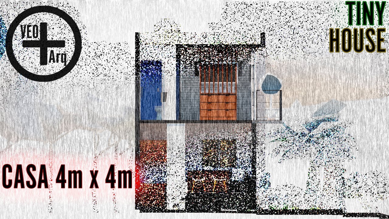 CASA DE 4X4 - 3D RECORRIDO -  Planos y Pdf Gratis.
