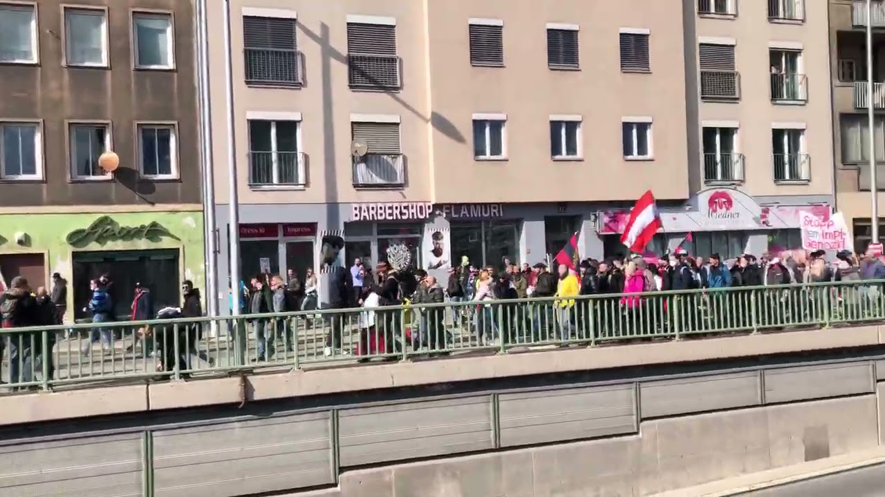 Wien steht auf f&uuml;r Freiheit und gegen die Ma&szlig;nahmen 🇦🇹