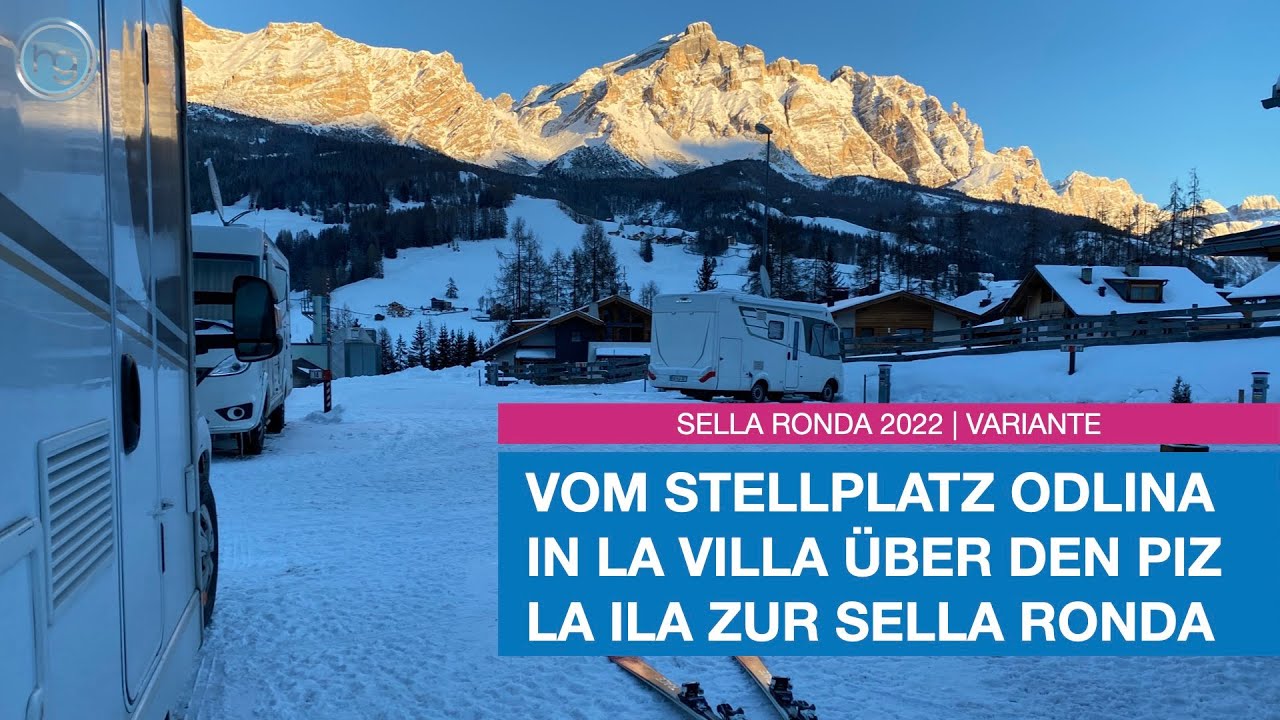 Sella Ronda 2022 | Mit dem Camper vom Stellplatz Odlina in La Villa zur Sella Ronda