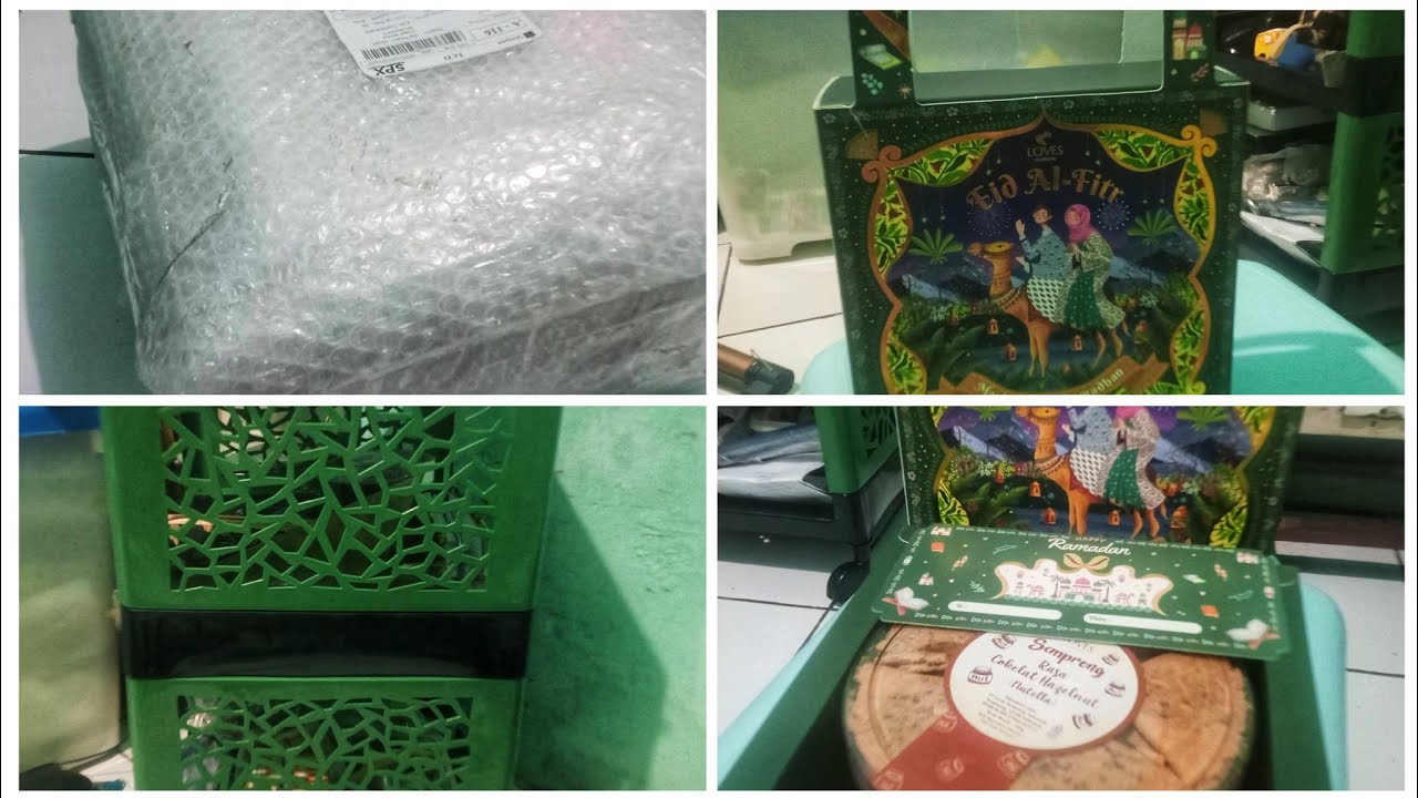 UNBOXING RAK PLASTIK DAN HAMPERS KUE SEMPRONG 