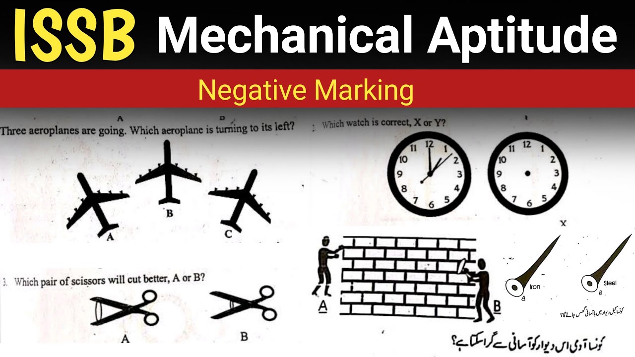 ISSB Mechanical Aptitude Test (MAT) | ISSB Psych Test