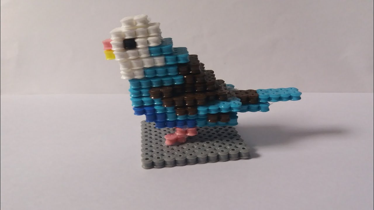 Budgie | Perler Beads 3D
