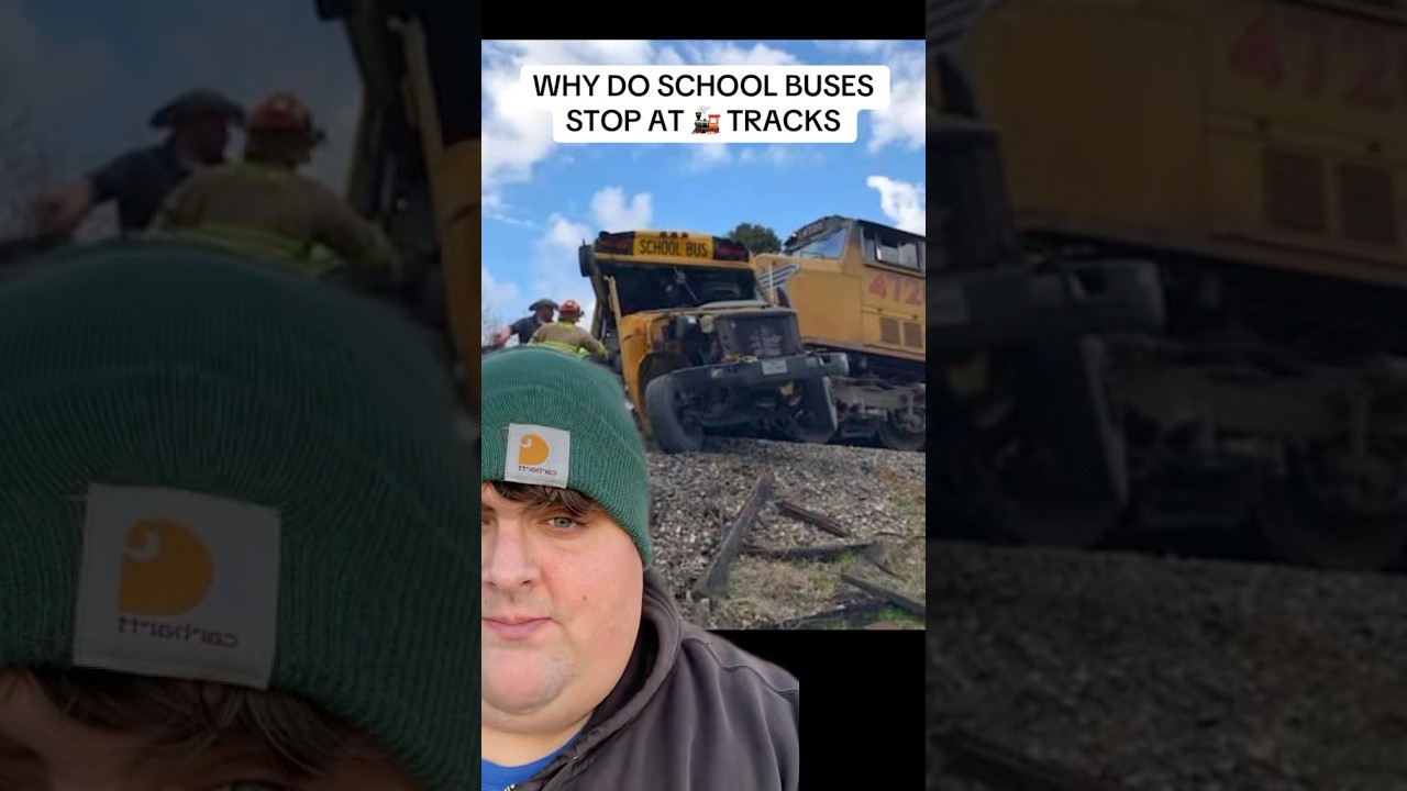 Why Do School Buses Stop at Railroad Tracks?