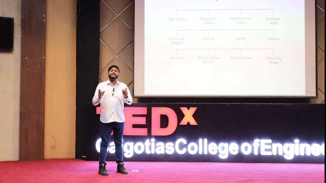 How to start your content creator journey | Amresh Bharti | TEDxGalgotiasCollegeofEngineering
