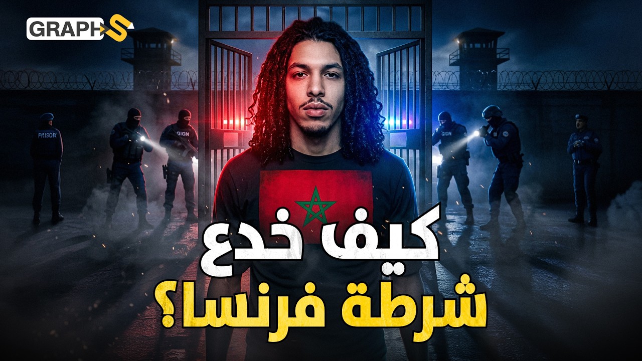 مغربي هز فرنسا بأغرب هروب من السجن وخرج من الباب الرئيسي أمام الشرطة.. إلياس خنوش