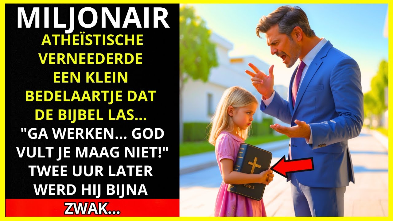 ATEÏSTISCHE MILJONAIR VERNEEDERDE EEN KLEINE BEDELAAR... 