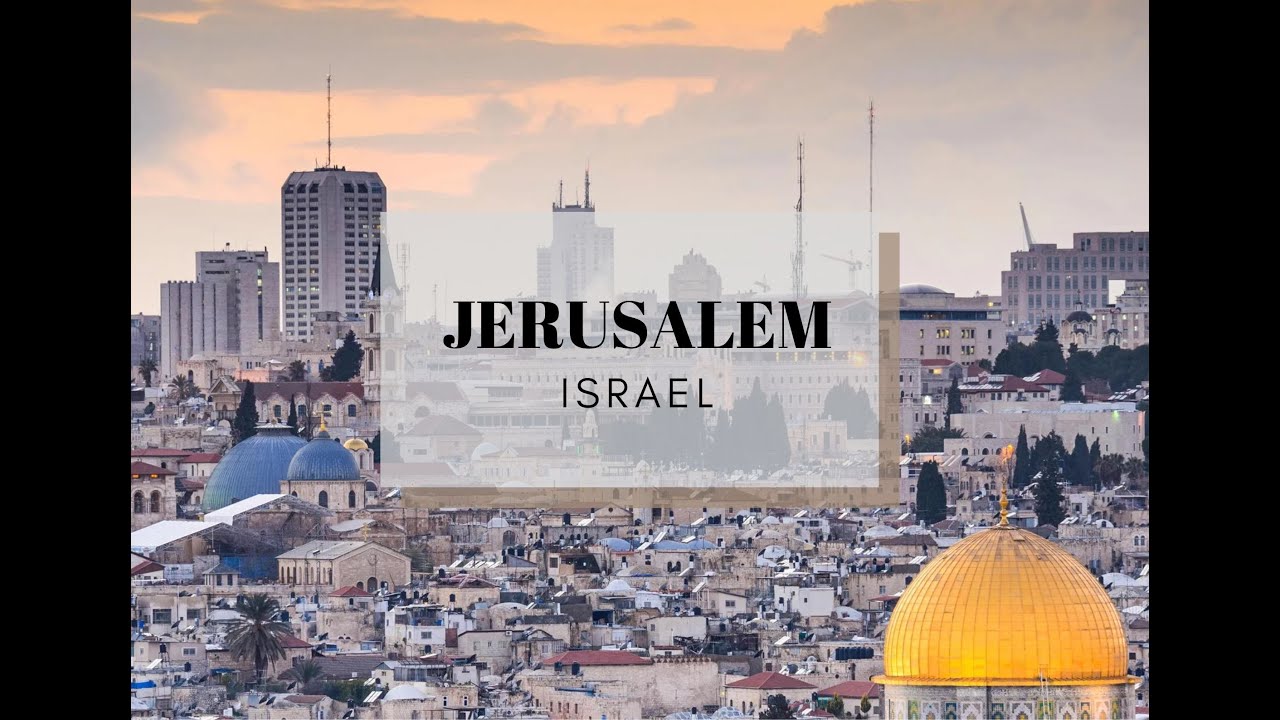 Jerusalem, Israel - walking arround old city walls full tour