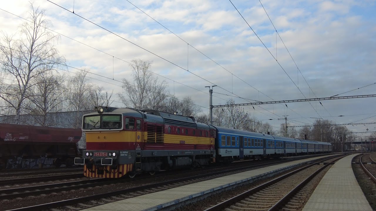 Vlaky Brno Slatina 10.2.2023
