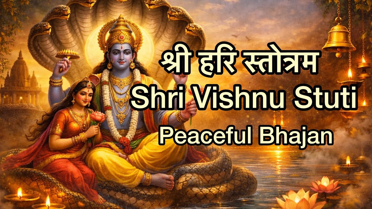 भक्ति में डूब जाने वाला विष्णु स्तोत्र | Peaceful Bhajan | श्री हरि विष्णु स्तोत्र 