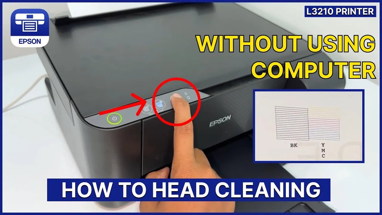Epson L3210 &ndash; How to Clean Print Head for Better Print Quality