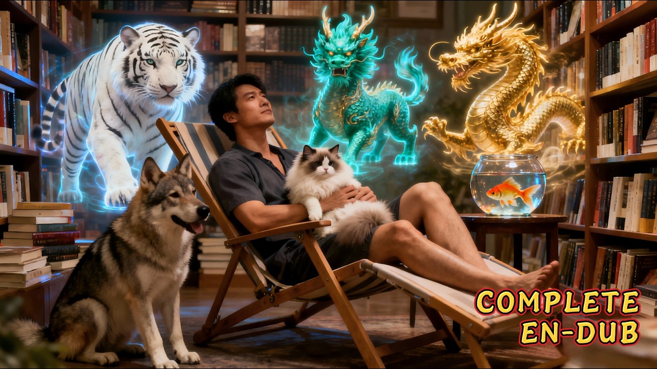 He Owns a Simple Bookstore, He Keeps Three Divine Beasts as Pets! Who Exactly Is He?!#240210xeB2