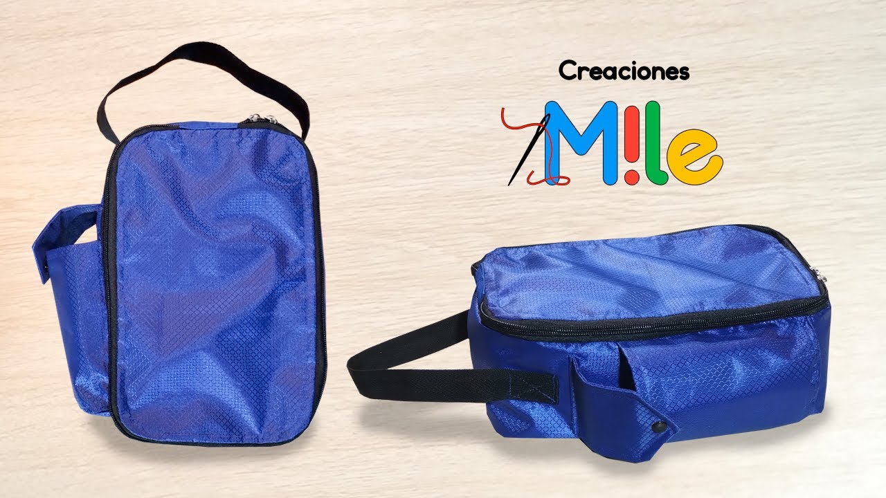 Cómo hacer Lonchera de tela para hombre #diy #costura #hechoamano #sewing