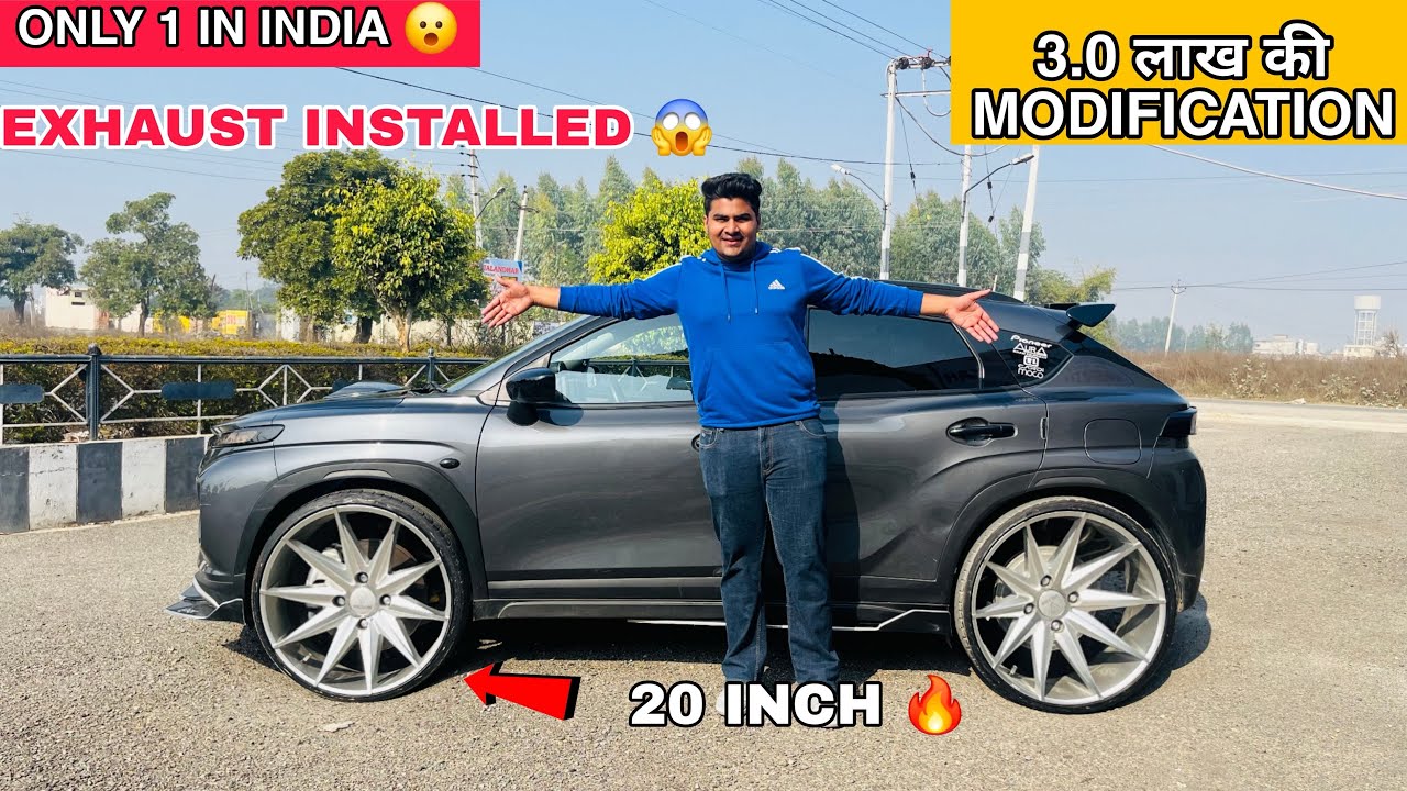 Maruti Fronx Modified: Alloys, Exhaust, and High-End Sound System 😱 Maruti Fronx Full Modified ✅
