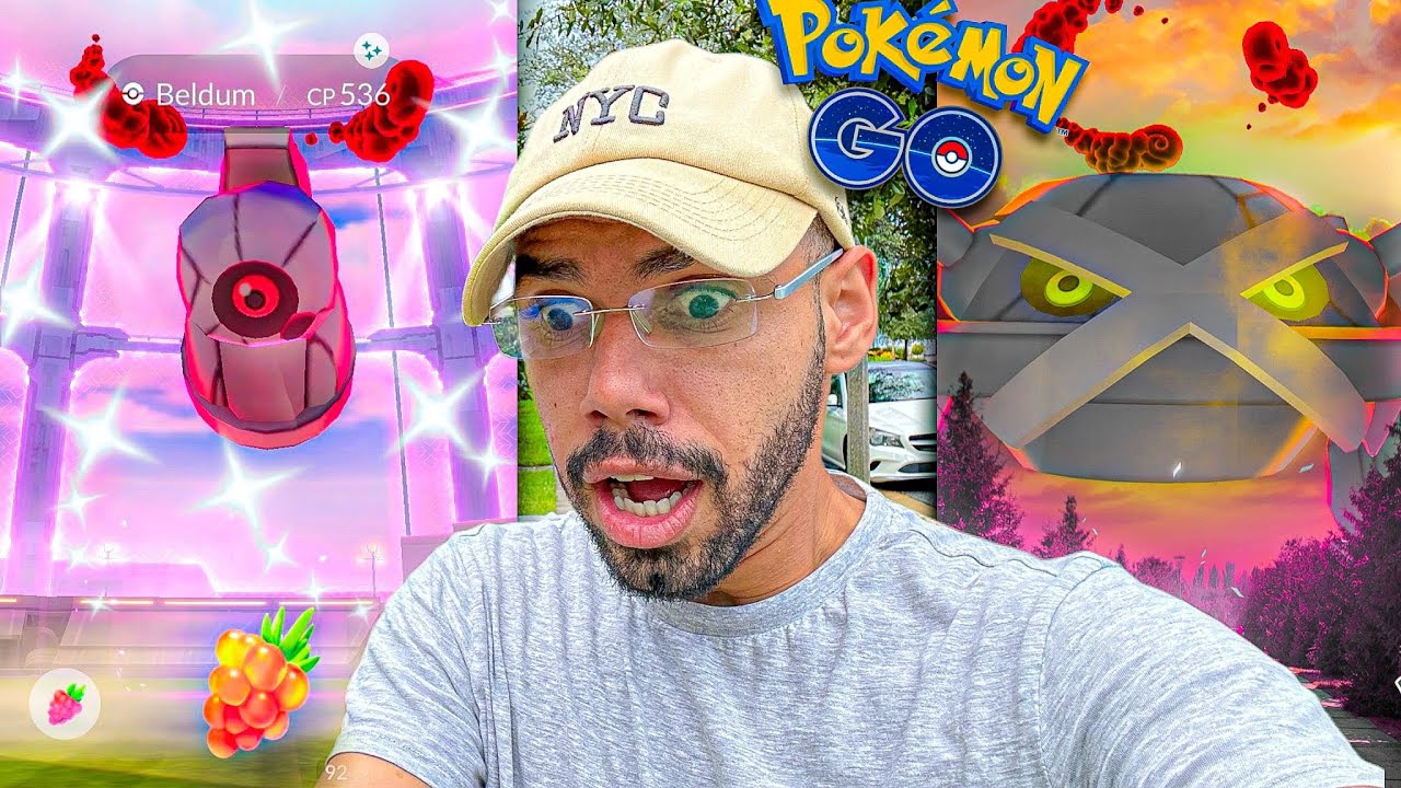 FINALMENTE!! FAZENDO MEUS PRIMEIROS ✨SHINY✨ CHECKS DE BELDUM!!! 🤯 #pokemongo
