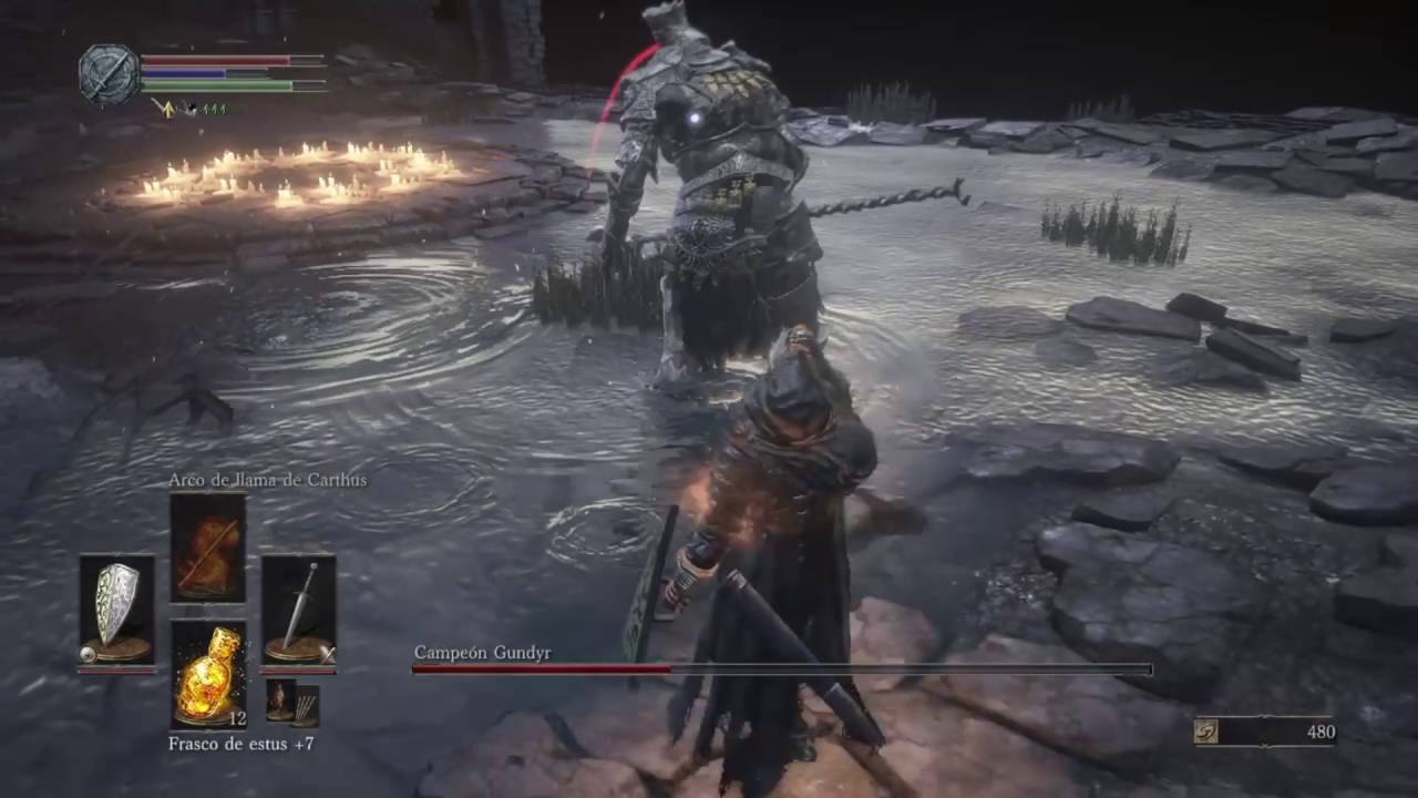 Como matar al Campeón Gundyr Guía de Bosses Nivel 1 Dark Souls III Gameplay 1080p en Español