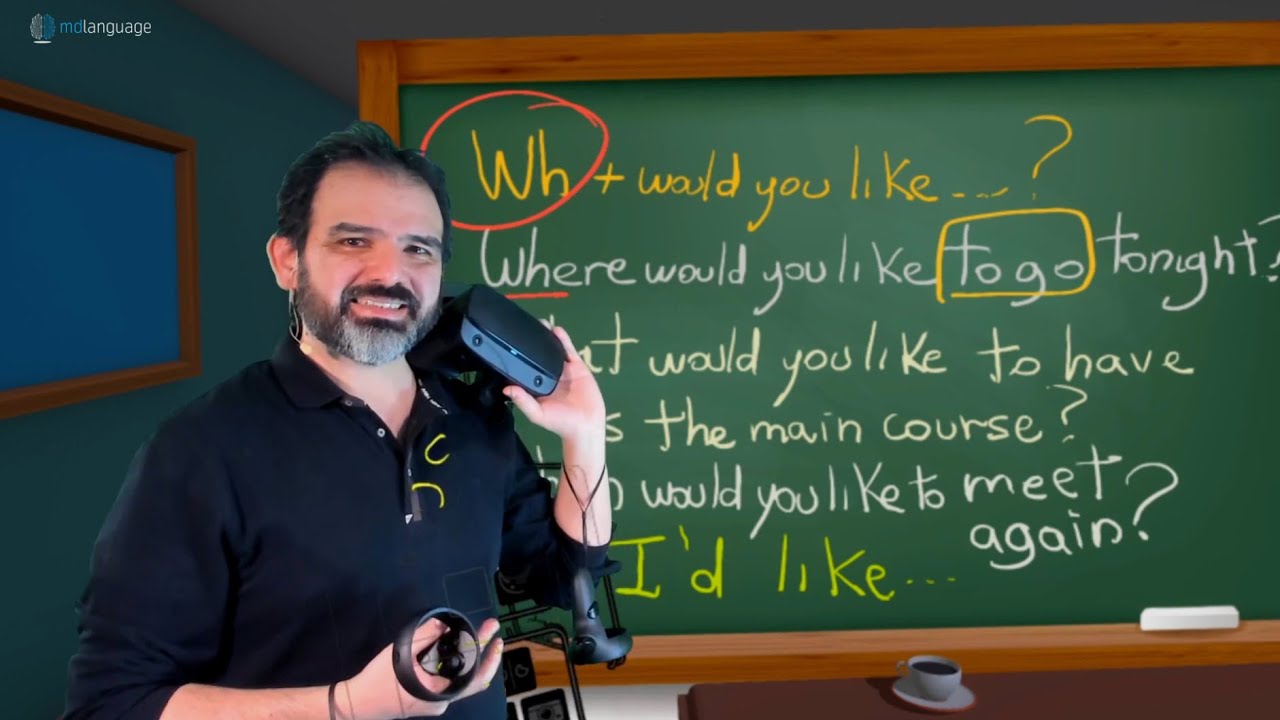 Would you like...? Cómo ofrecer cosas en inglés. Clase en Realidad Virtual.