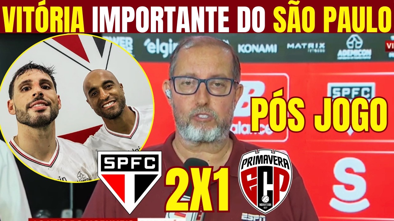 PÓS JOGO DA VITÓRIA DO SÃO PAULO NO MORUMBIS! LUCAS E CALLERI GARANTEM VITÓRIA DO TRICOLOR!