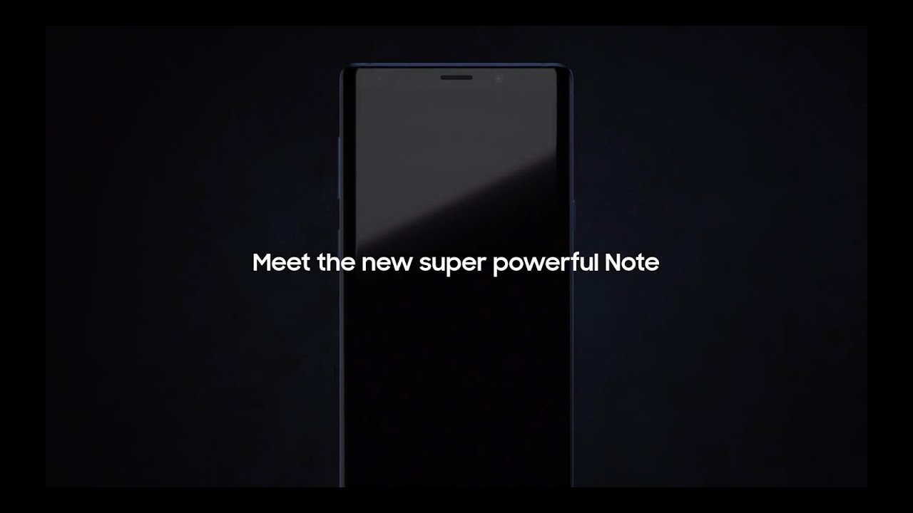Samsung Galaxy Note9: Official Introduction