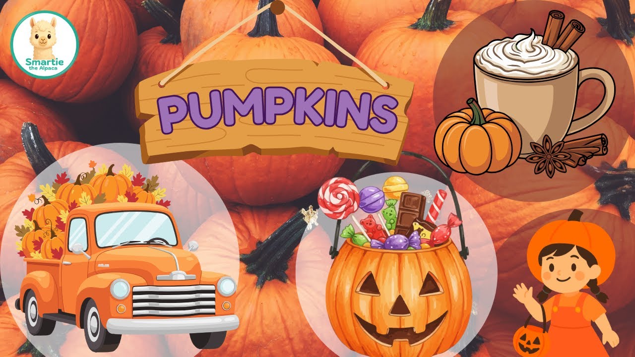 Pumpkin Facts for Kids! 🎃 Why They’re Orange, Grow in Fall & So Popular | Smartie the Alpaca