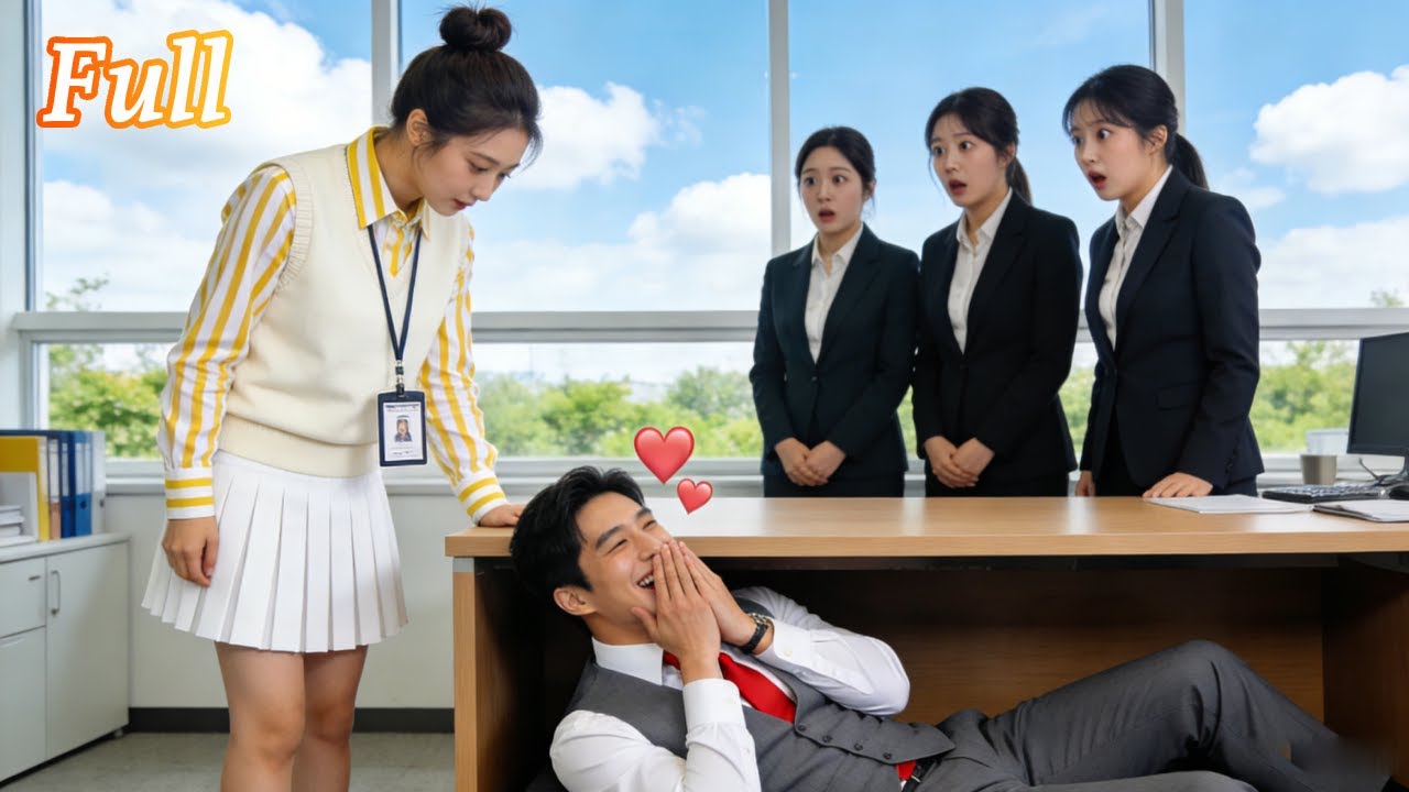 सीईओ को बचाने के लिए, उसने उसे मेज के नीचे छुपाया, सीईओ उससे प्यार कर गया!