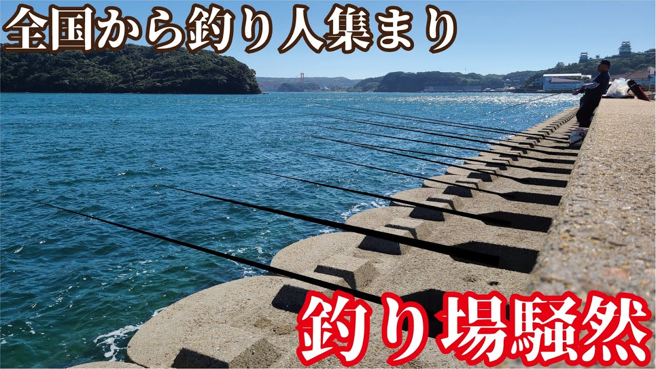 全国から釣り人が集結する堤防から恐ろしい怪魚が釣れて長崎県の平戸一円が騒然とした！！