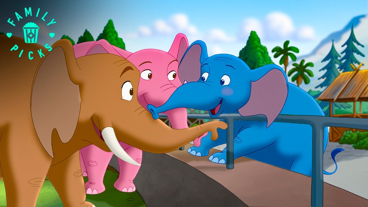 Kayla Reunites with Her Elephant Brothers | Curious George 2