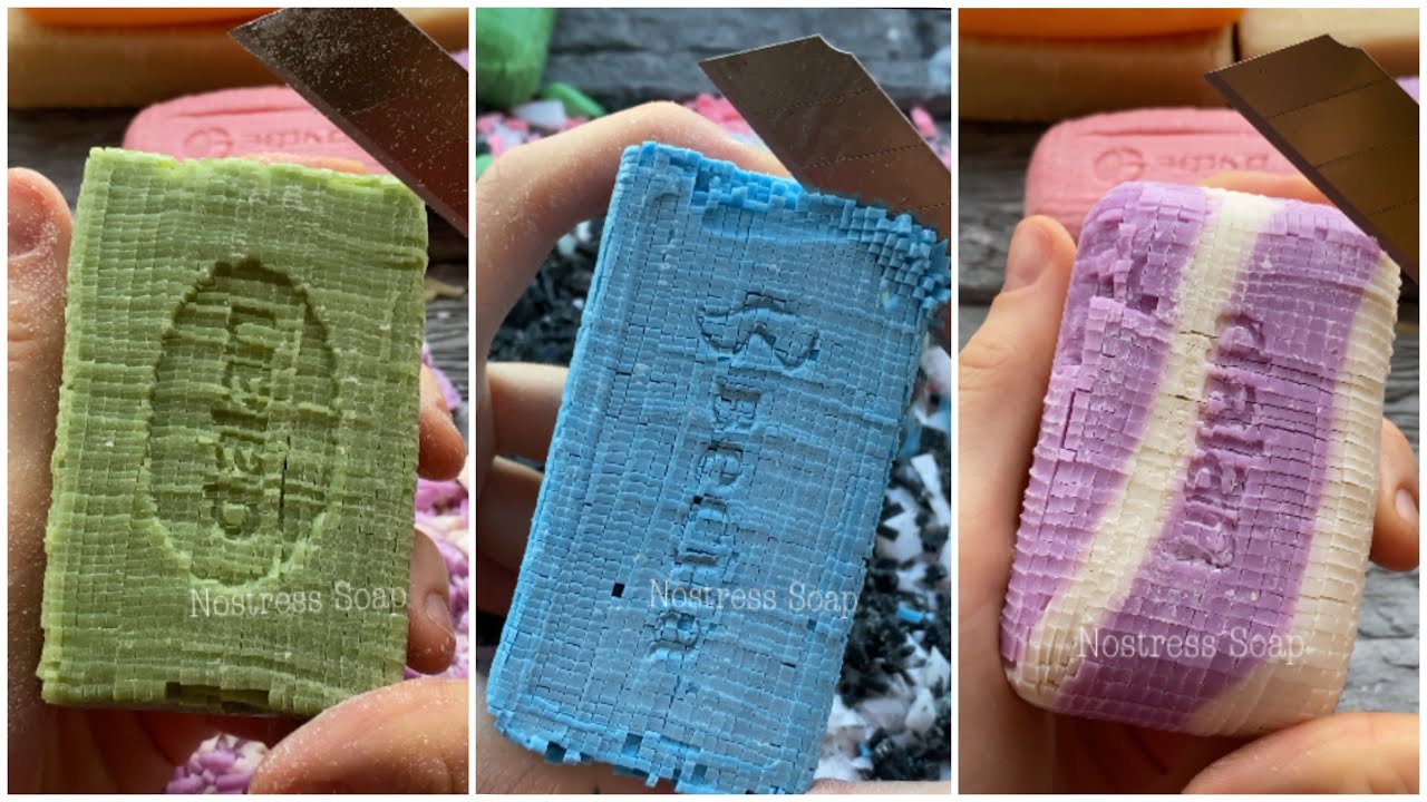 Super Dry Cubes. Soap cubes compilation. 150 First cut. Crunchy Sound. Satisfying Video 🧼