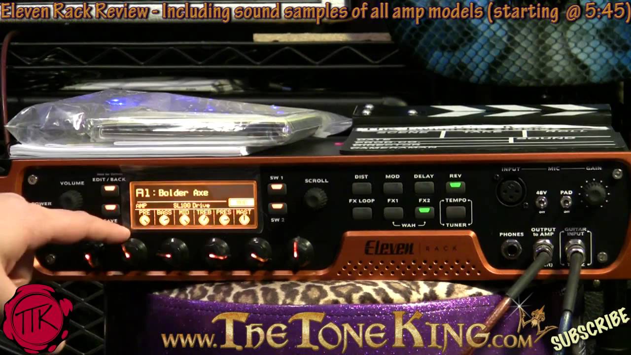DigiDesign Eleven Rack - Amp Models Demo & Review - 11 Rack
