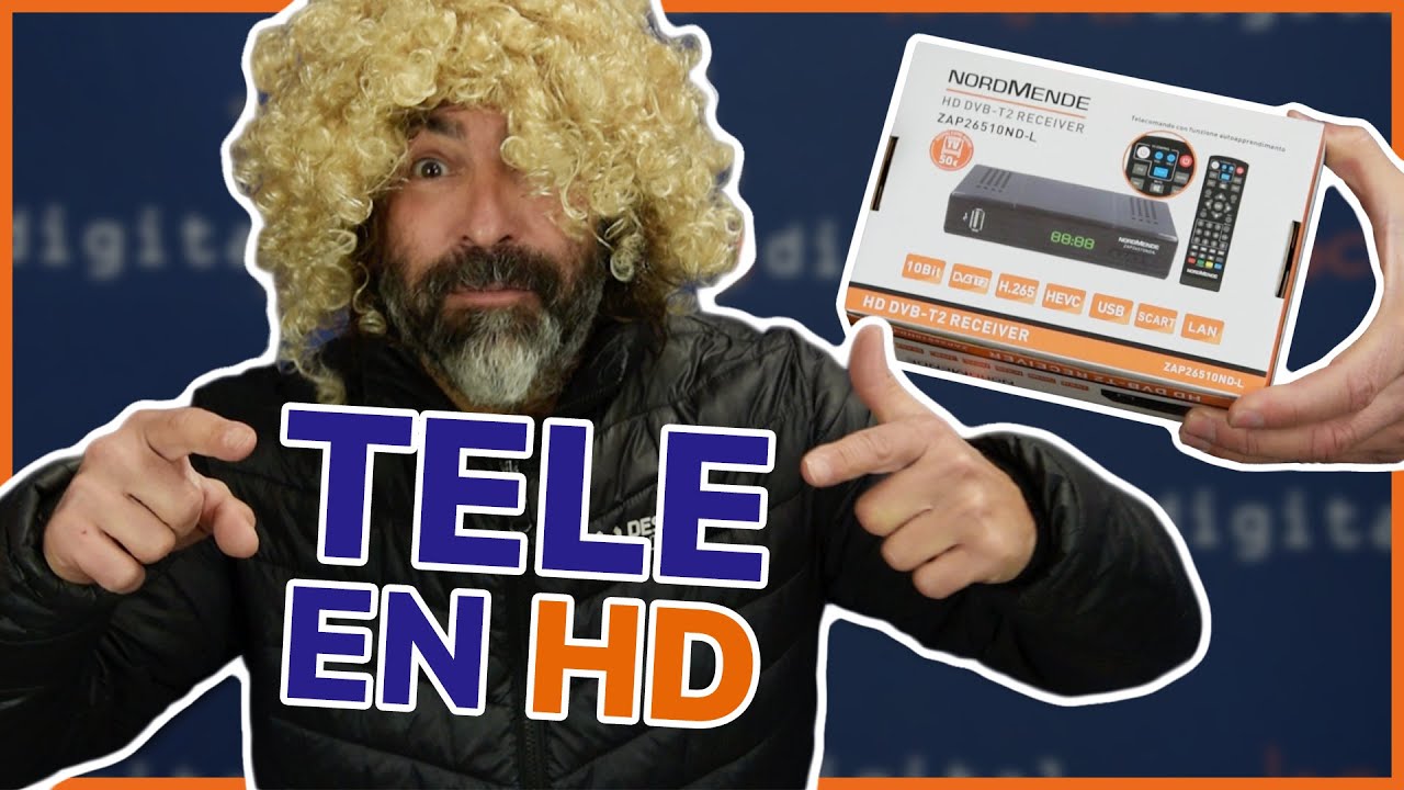 Cómo ver canales HD en tu TV 📺 Receptor TDT HD